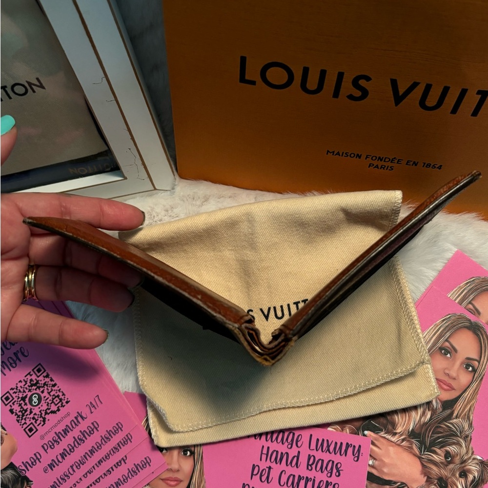Louis Vuitton Monogram Canvas Bi-Fold Wallet in Brown - Picture 12 of 16